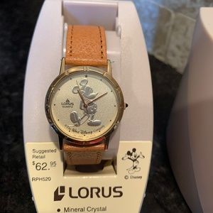 Lotus Quartz Analogue Quartz Mickey Mouse watch NWT
